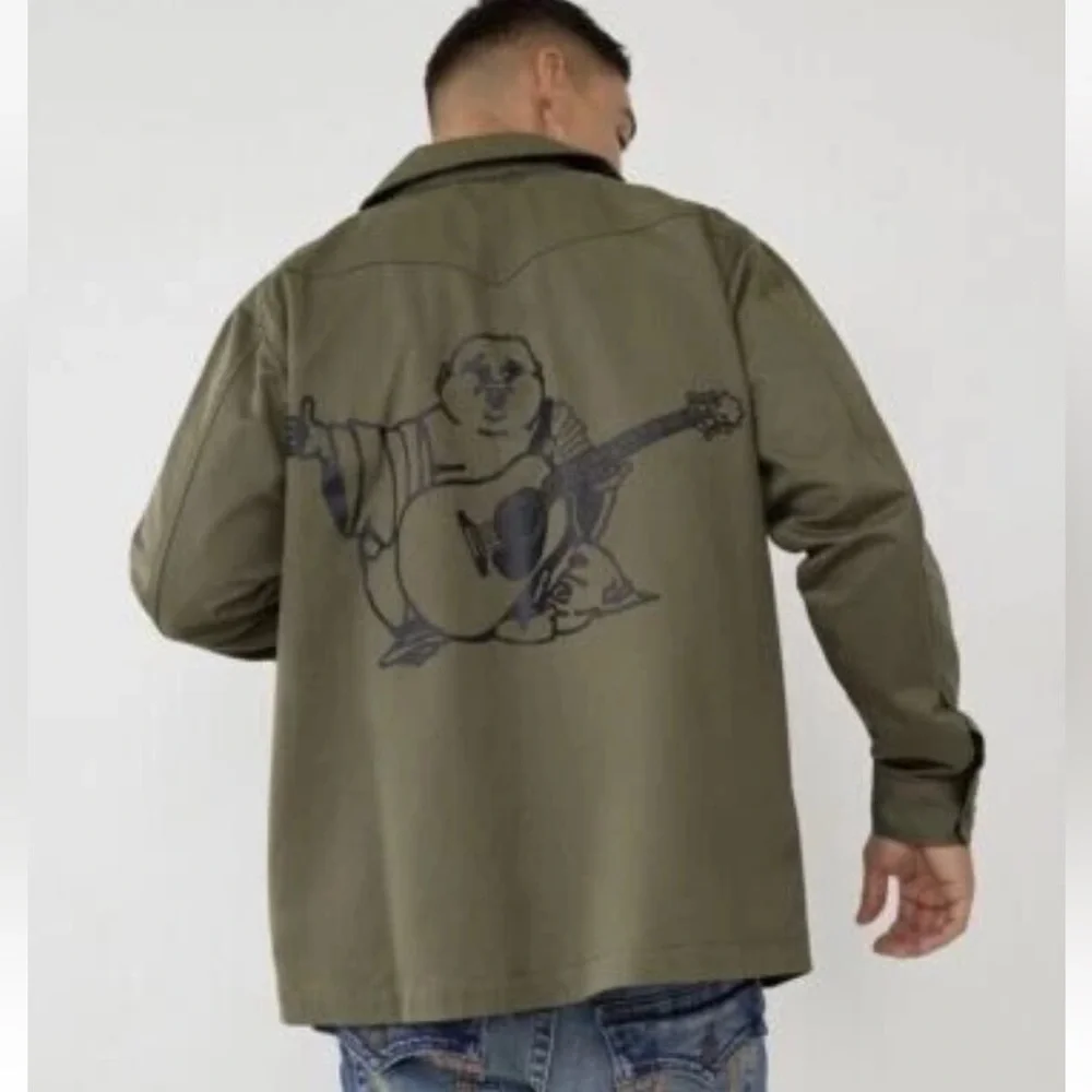 True Religion Military Jacket 100% Cotton